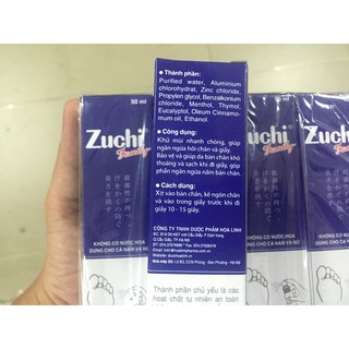COMBO 5 CHAI XỊT KHỬ MÙI HÔI CHÂN VÀ GIÀY ZUCHI