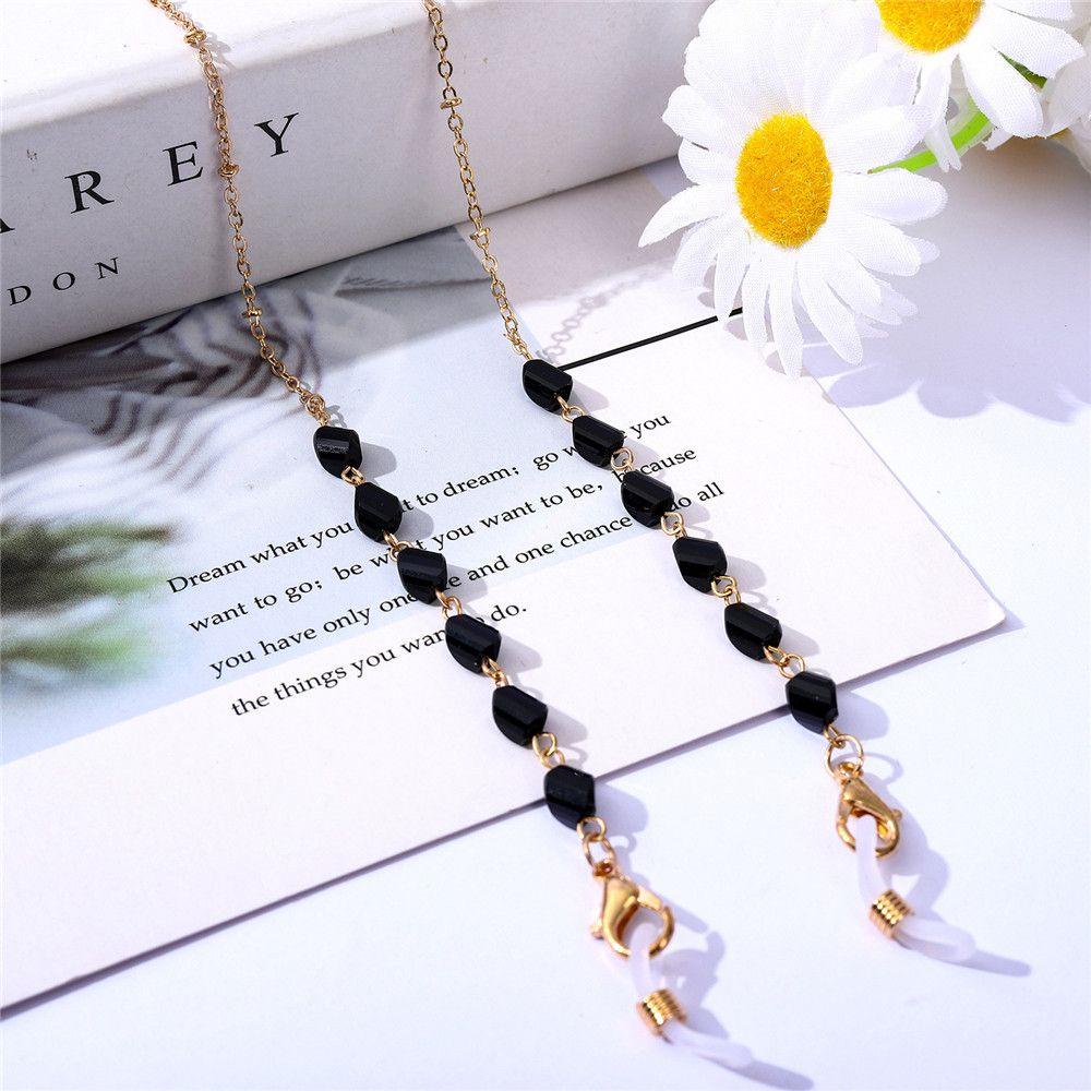 MOILYVN Dây Chuỗi Hạt Pha Lê Đeo Mắt Kính Chống Thất Lạc