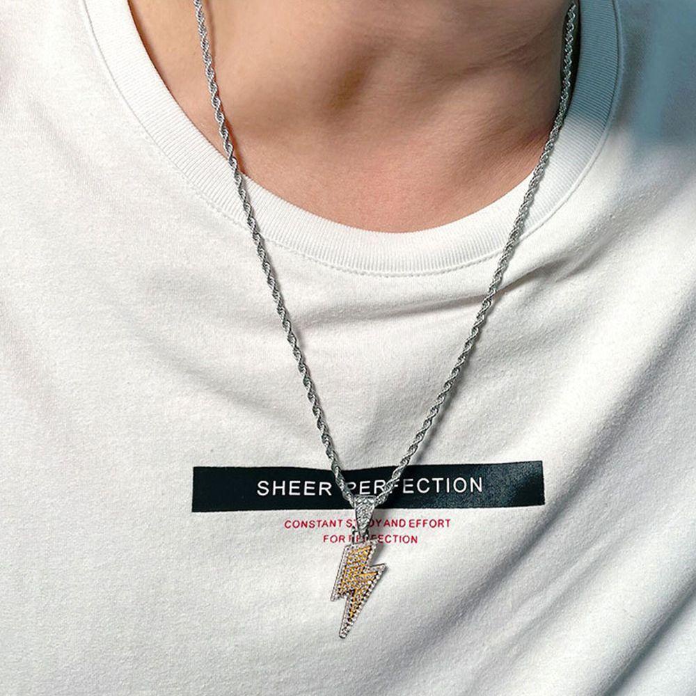 Vòng cổ Dáng Dài Phong Cách Hip Hop Thời Trang Cho Nam|Vòng cổ Xích Thời Trang Cá Tính