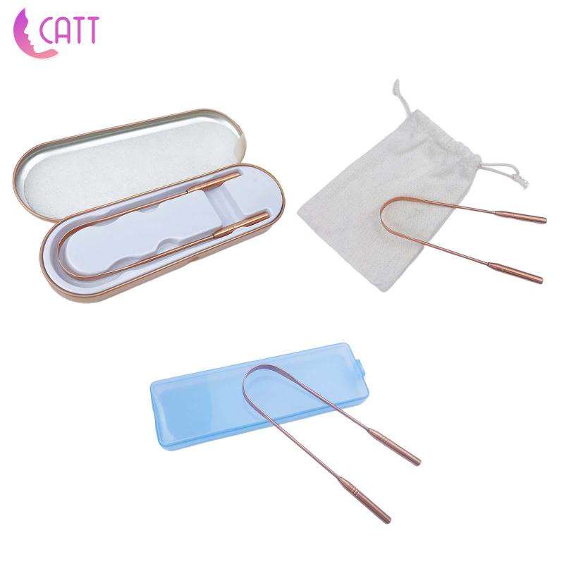 Dụng Cụ Cạo Lưỡi Bằng Đồng Nguyên Chất 100% Hình Chữ U