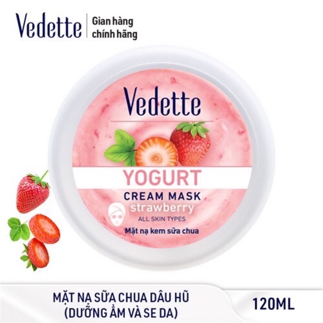 MẶT NẠ SỮA CHUA Vedette 120ML