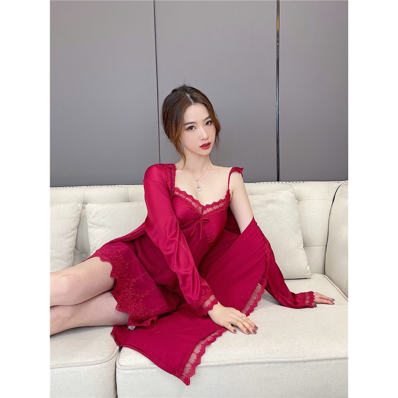 Váy ngủ đầm ngủ lụa sexy cánh tiên siêu hot - Hàng Quảng Châu cao cấp - Queen.Sexy - Freeship