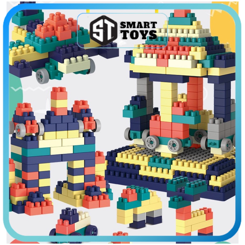 Xếp hình lego, đồ chơi xếp hình cho bé thông minh sáng tạo Smart Toy