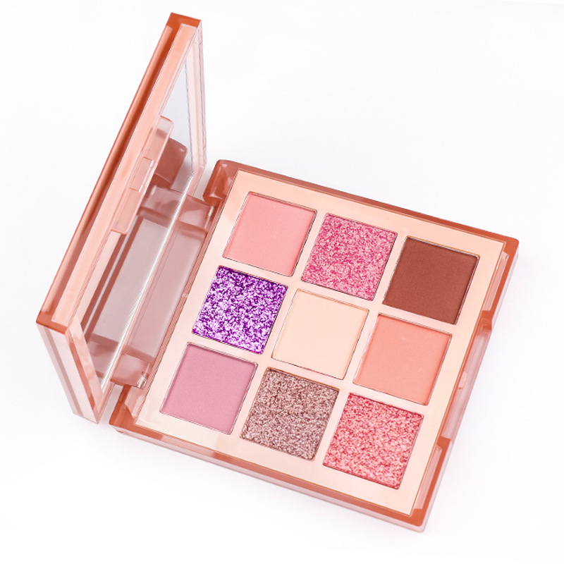 mẫu da 9 màu phấn mắt bảng, chín vuông bảng lưới eyeshadow, châu Âu và Mỹ eyeshadow | BigBuy360 - bigbuy360.vn