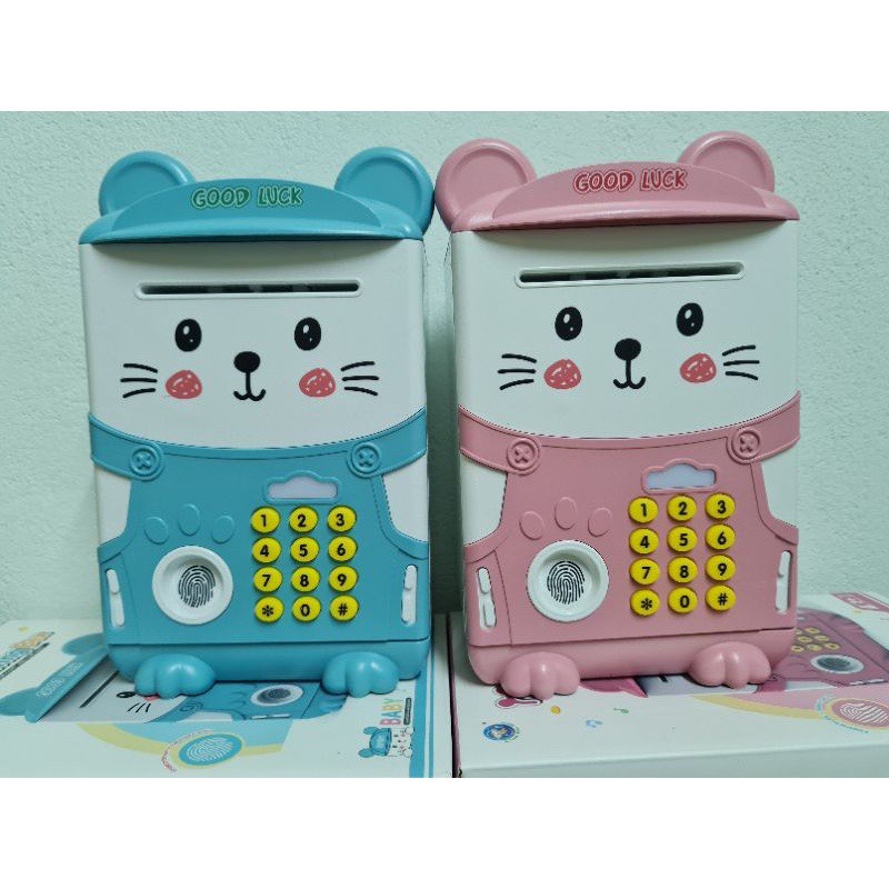 Két sắt mini đồ chơi thông minh - có đèn có nhạc cho bé