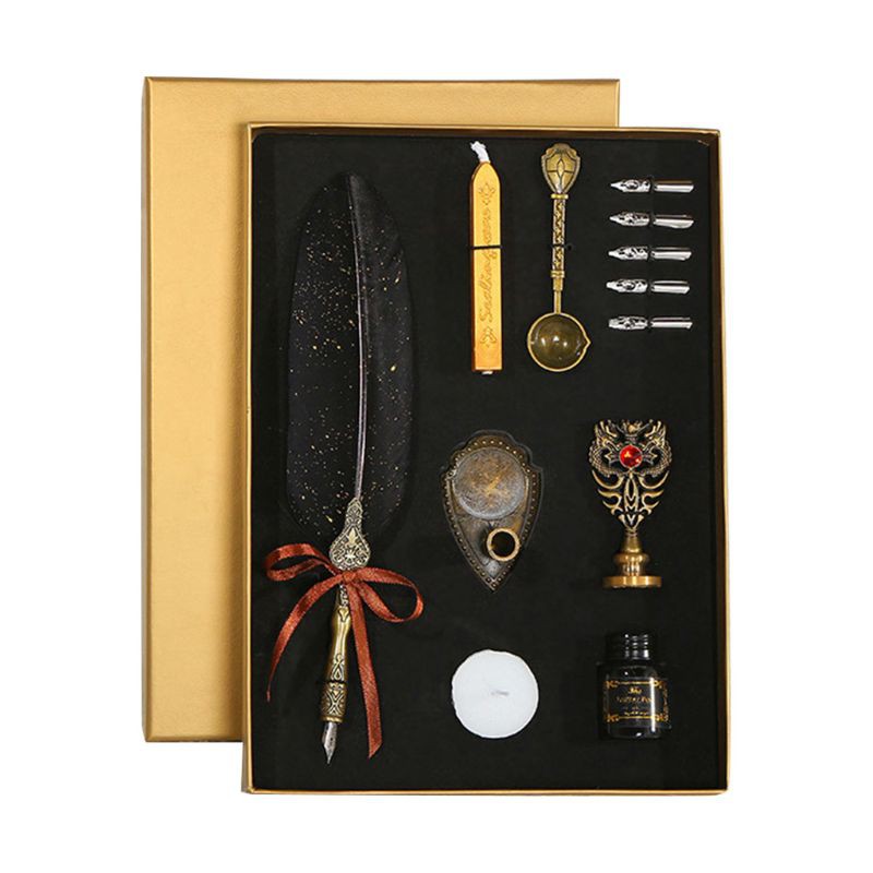 Bộ 5 Bút Mực Kiểu Dáng Vintage Sang Trọng