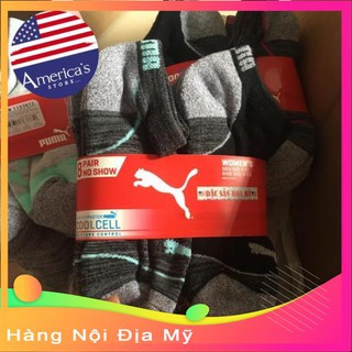 Hàng nội địa mỹ set 8 đôi vớ cổ thấp puma dành cho nam và nữ