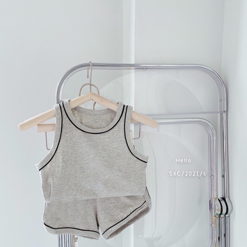 Bộ ba lỗ trẻ em Batala kids, bộ sát nách cotton cho bé trai và bé gái mùa hè thoáng mát thoải mái bé từ 1-6 tuổi
