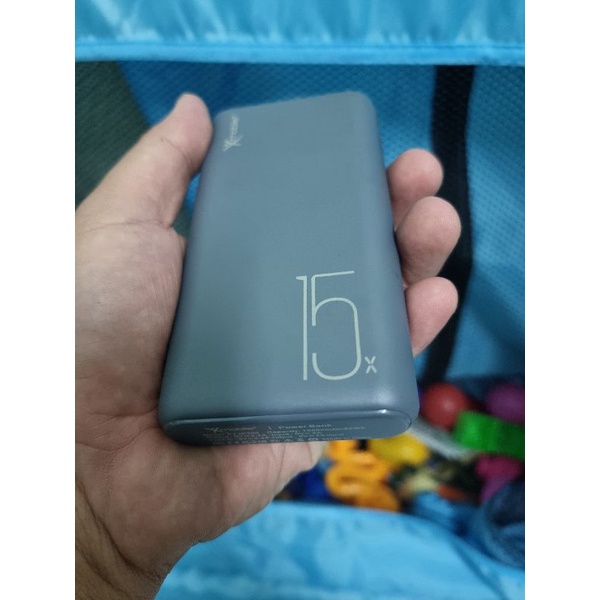Pin sạc dự phòng Polymer 15.000mAh Type C Xmobile PJ JP200 Xám nobox