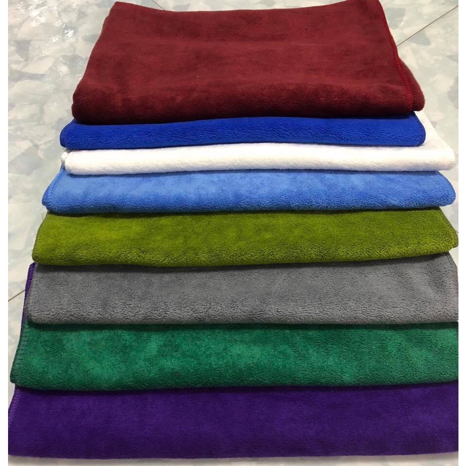 Combo 10 khăn microfiber 30X50, khăn đa năng, khăn lau Khăn lau xe chuyên dụng Microfiber siêu thấm không bị sơ, rối