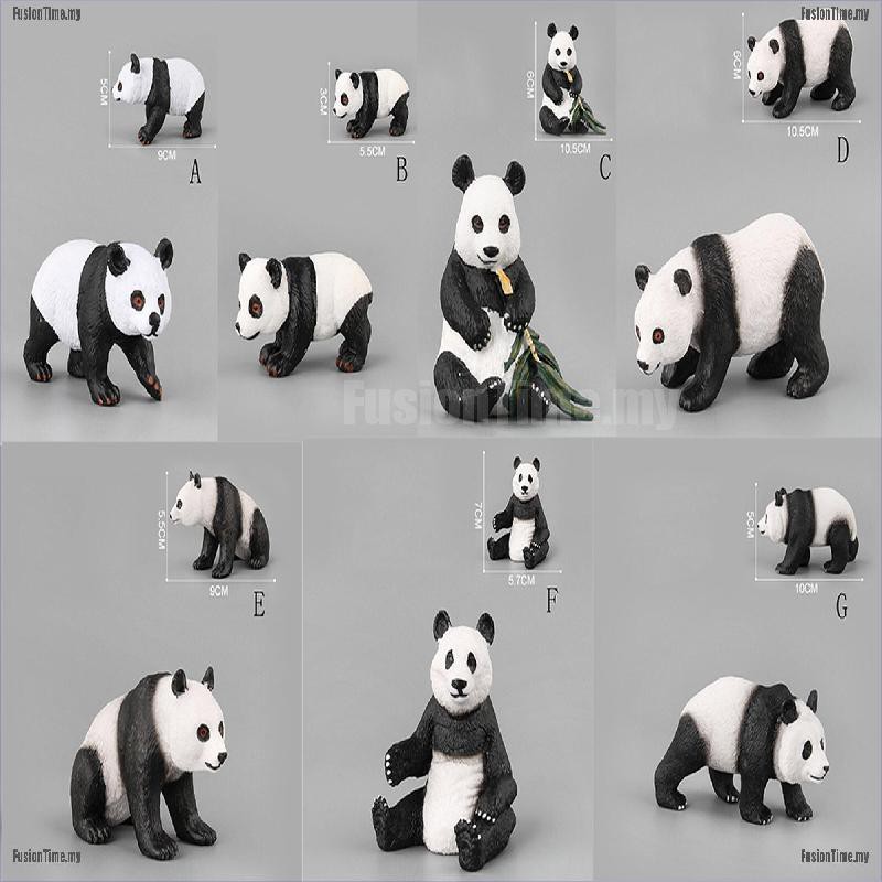 Mô Hình Gấu Trúc Mini Bằng Nhựa Dùng Làm Quà Tặng Cho Bé