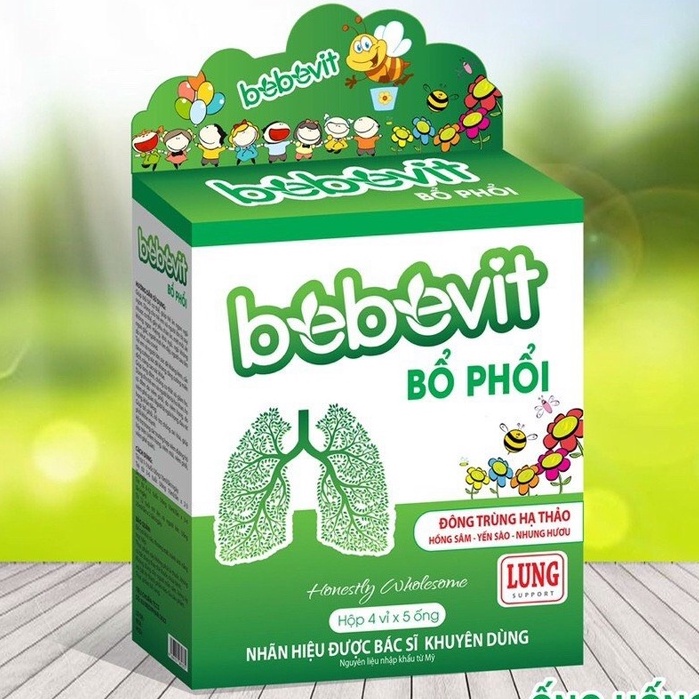 Bebevit bổ phổi đông trùng hạ thảo tăng cường miễn dịch tăng cường đề kháng, phòng tránh bệnh đường hô hấp
