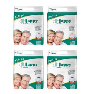 ( Combo 4 bịch ) Tấm Lót Happy Người Lớn Size M10
