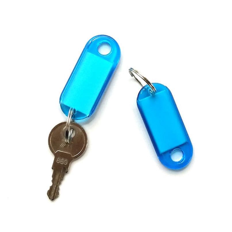 Móc Khóa Gắn Bảng Tên Và Thẻ Đánh Dấu Màu Sắc