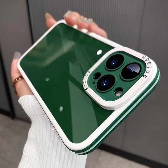 Ốp Điện Thoại Acrylic Cứng Trong Suốt Kèm Miếng Dán Bảo Vệ Ống Kính Cho iPhone 13 pro max 12 pro max 11 11 pro max