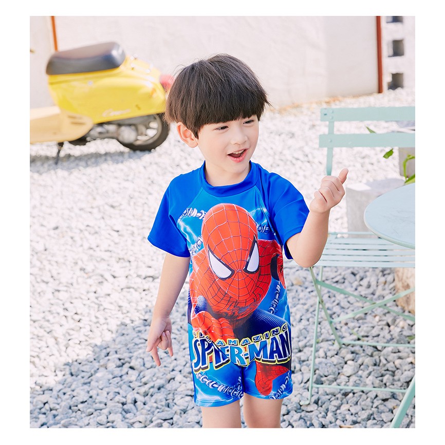 Đồ bơi hình siêu nhân bé trai size 25-40kg