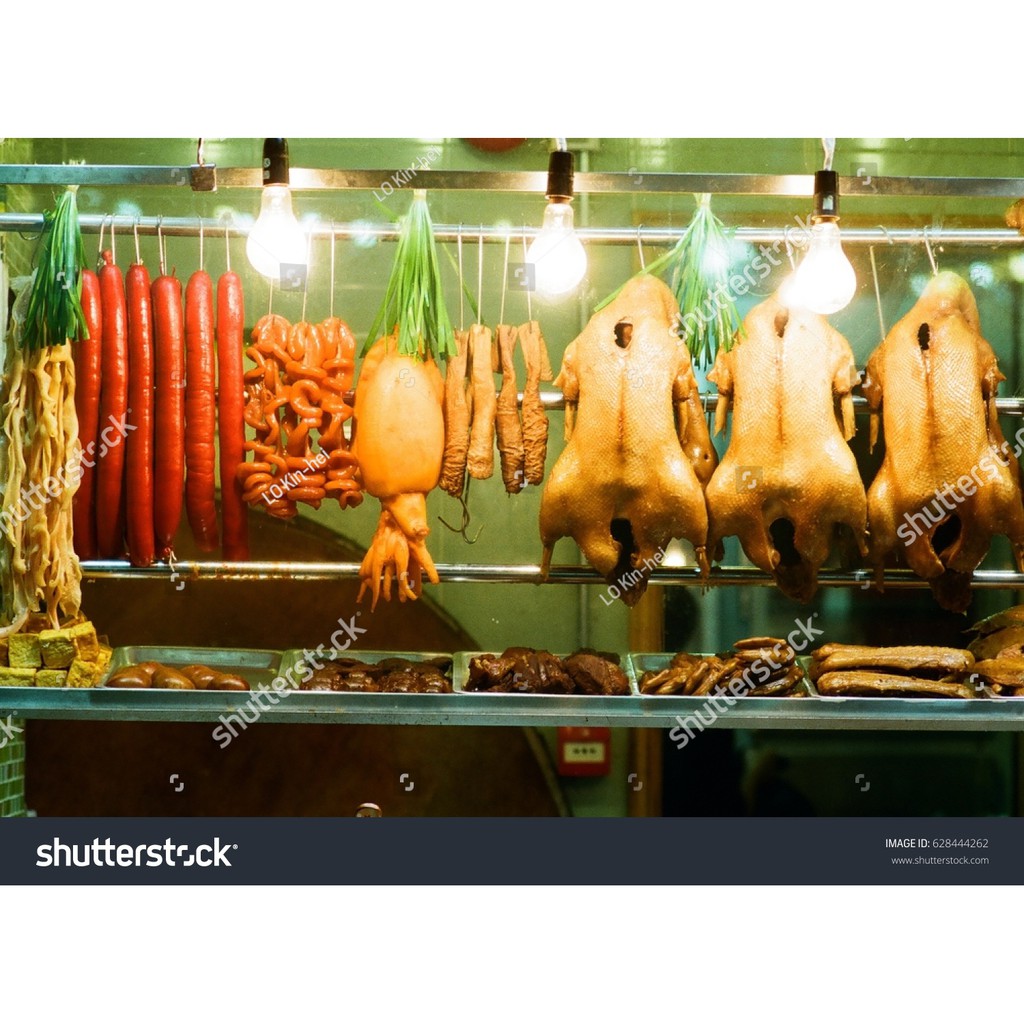 Tranh lụa 3d Hồng Kông Quán ăn Kích Thước 1,5m x 2m HKQA2