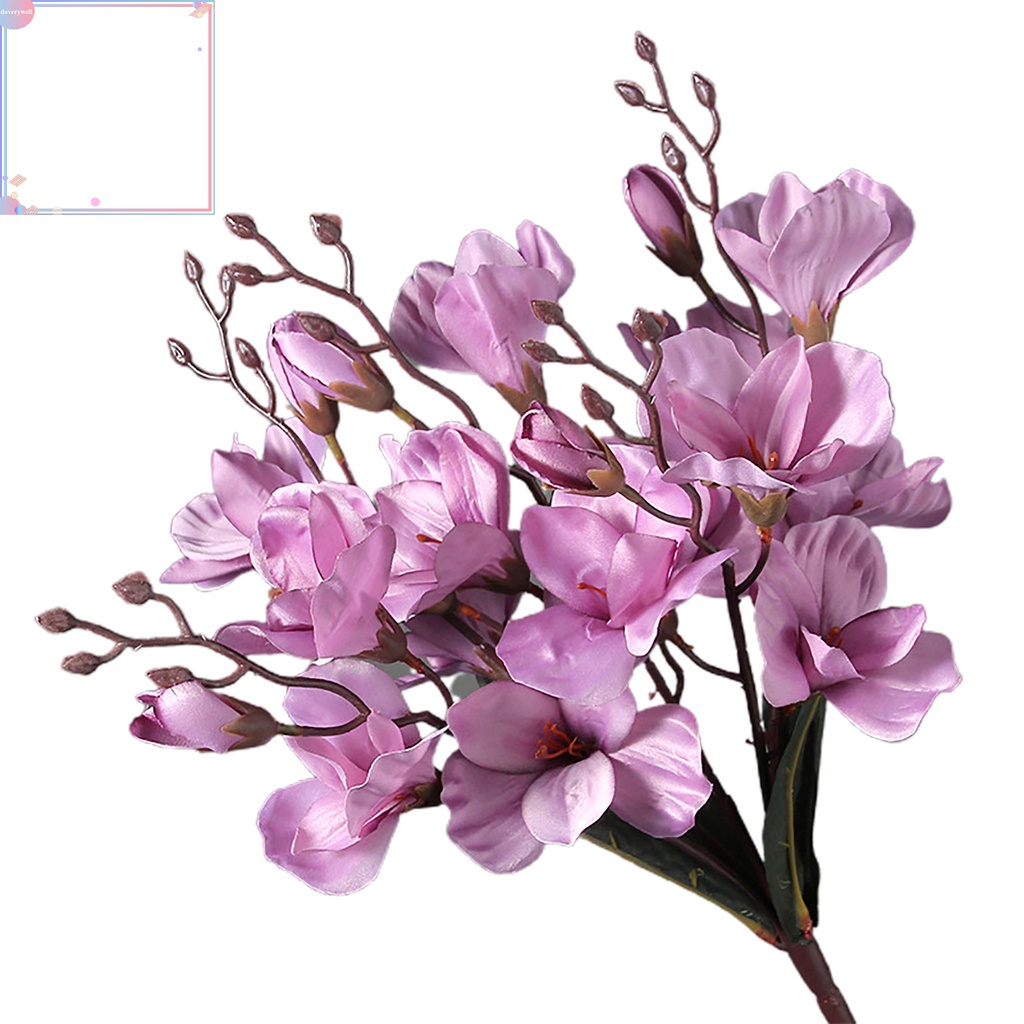 Bó hoa lụa giả trang trí đẹp mắt DIY