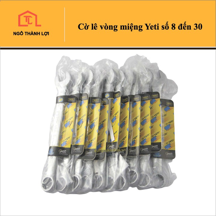 Cờ lê YETI vòng miệng số 8 / 9 / 10 / 11 / 12 / 13 / 14 / 15 / 16 / 17 / 18 / 19 / 20 / 21 /22 / 23 / 24 / 27 / 30