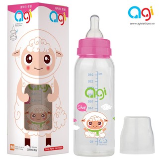 BÌNH SỮA AGI PP CỔ NHỎ 250ML