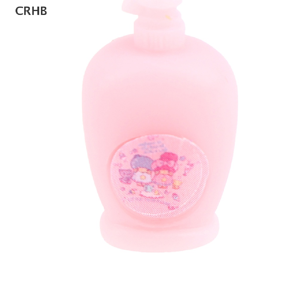 Crhb 1 Bộ Dầu Gội Và Sữa Tắm Bằng Nhựa Resin Thu Nhỏ Phụ Kiện Thủ Công Cho Búp Bê Mới