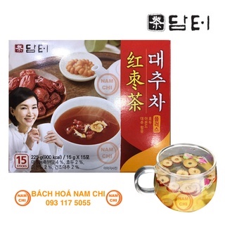 [HỘP NHỎ 15 GÓI] Trà TÁO ĐỎ DAMTUH 225g - Hàn Quốc