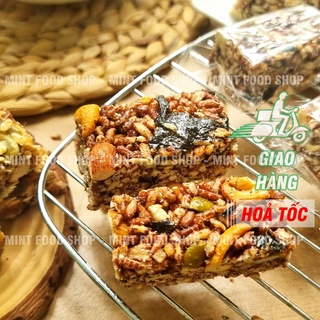 Thanh Gạo Lứt Ngũ Cốc Rong Biển Túi 250Gr - Thanh Gạo Lứt Rong Biển Mix Hạt Dinh Dưỡng