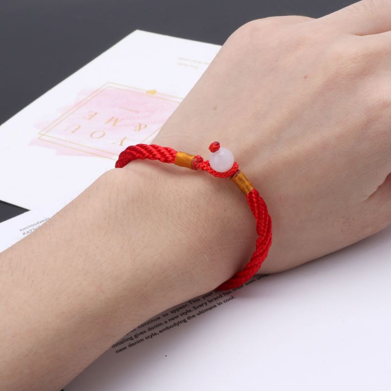 Vòng tay bện dây may mắn nhiều màu sắc