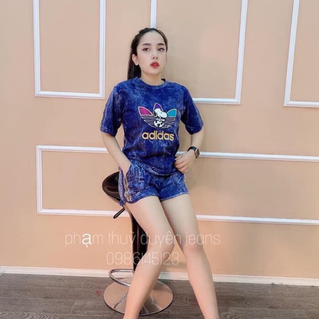 Bộ cotton thái loang