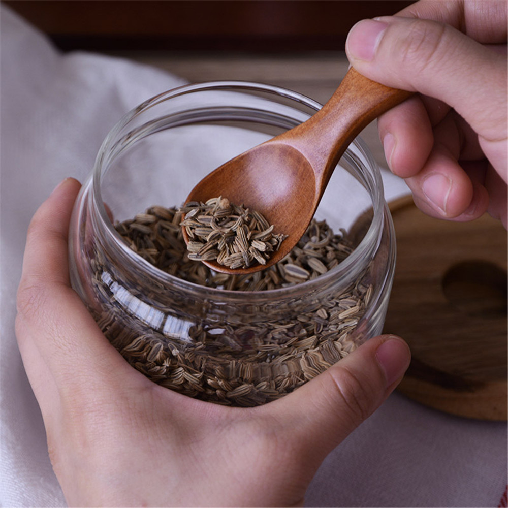 Thìa nhỏ bằng gỗ làm thủ công bằng tay sử dụng cho trà bột sữa