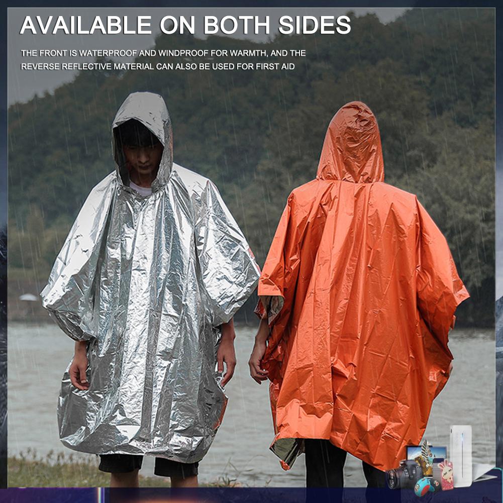 Áo mưa chống thấm nước có mũ trùm dùng khi đạp xe leo núi