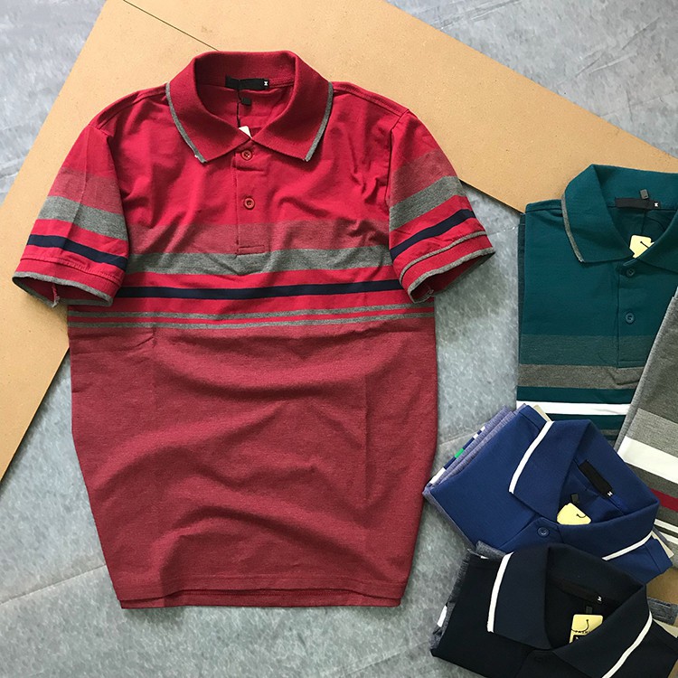 ÁO THUN NAM SỌC CAO CẤP CỔ BẺ NEW MEN | BigBuy360 - bigbuy360.vn