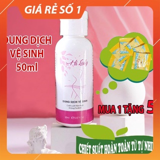 Dung dịch vệ sinh HI LADY - Chiết xuất thảo dược, không Paraben - Chai nhỏ tiện dụng 50ml
