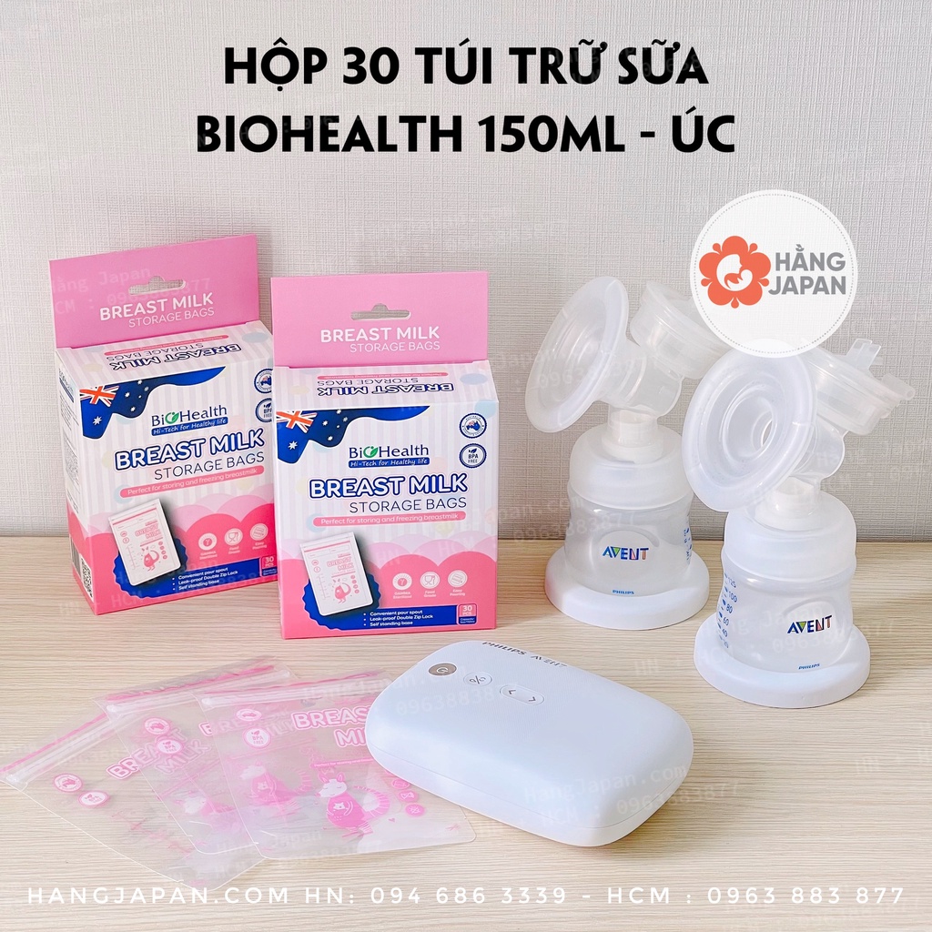 Túi trữ sữa biohealth 30c-150ml - ảnh sản phẩm 1