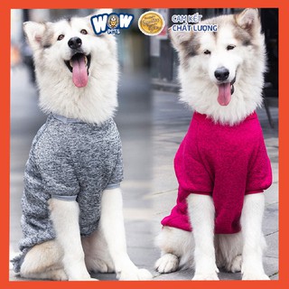 [F008] (16-30KG) Áo nỉ ấm mùa đông cho chó mèo, thời trang cho chó lớn trên 16kg, wowpets chó mèo lớn bigsiz