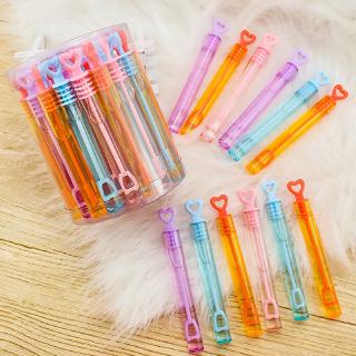 （1pcs）Mini-love pentagonal bubble stick can not blow bubble water children’s toys carry bubble stick