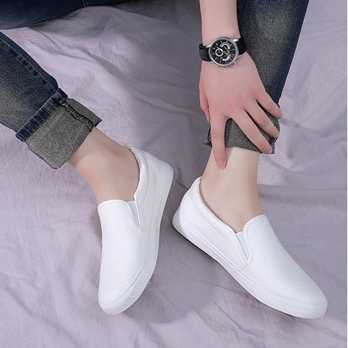 Giày lười vải nam nữ "ngôi sao nhỏ" - Chất liệu vải thô 4 màu - Mã SP: A511/B128