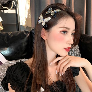 Cặp tóc bướm đính đá pha lê siêu Flash _M1385