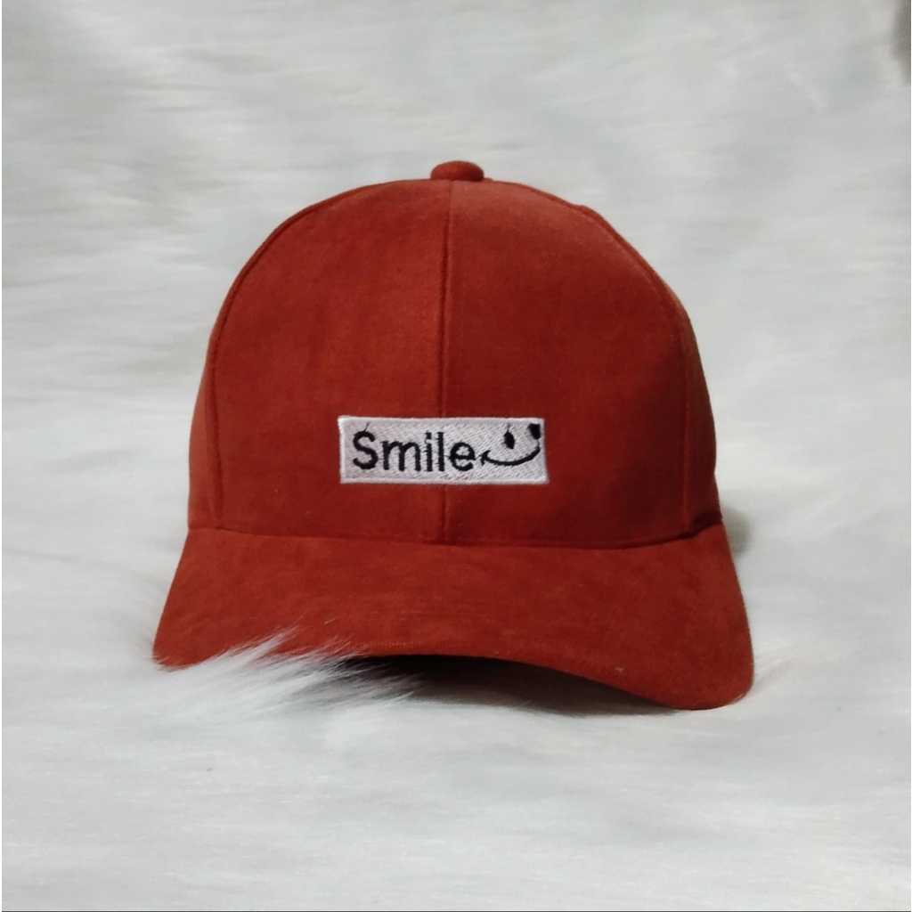 Mũ lưỡi trai, nón kết cao cấp nam nữ đẹp thêu CHỮ SMILE phong cách Ulzzang unisex mã số K70