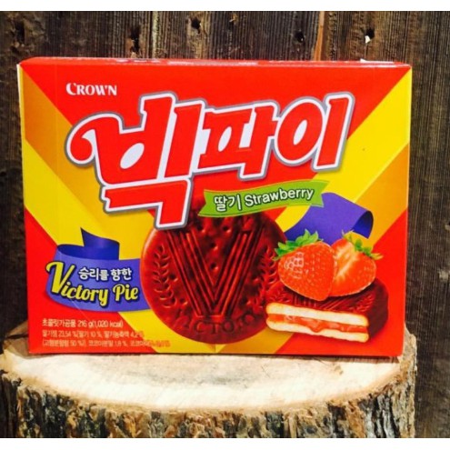 Bánh BIG PIE vị DÂU TÂY 324G - 빅파이