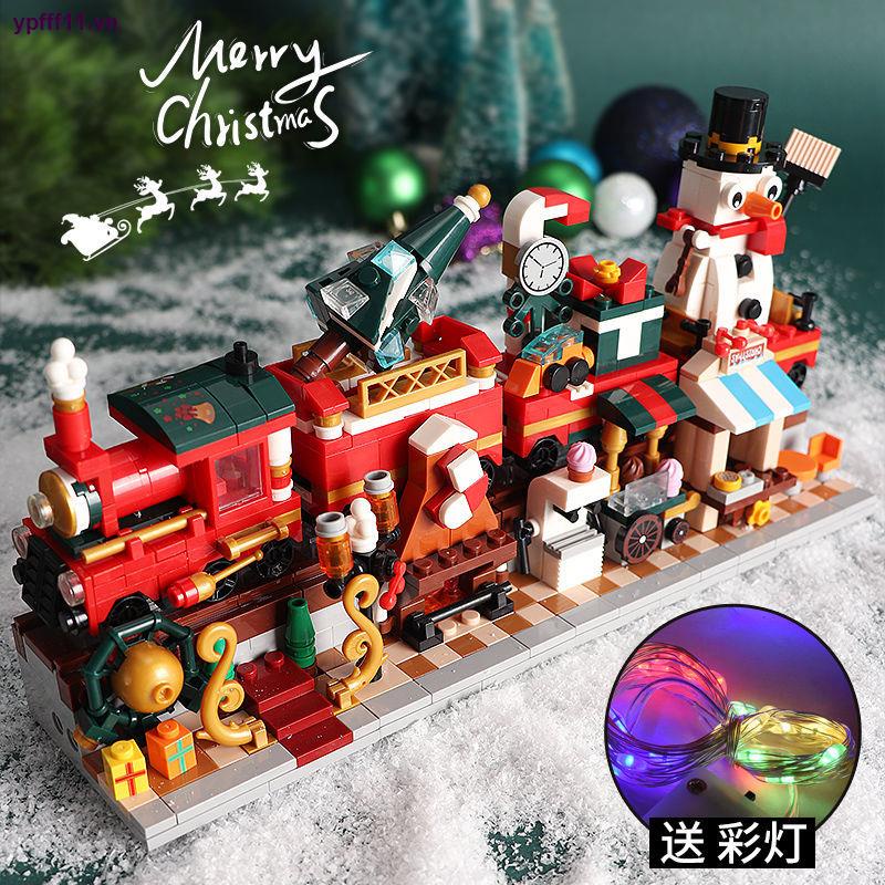 Lego Hộp Nhạc Hình Cây Thông Giáng Sinh Sáng Tạo