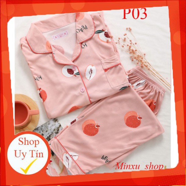 Bộ Pijama Dài Tay - Sợi Tơ Sữa Cao Cấp Mềm, Mịn - Phong Cách Hàn Quốc Năm 2020