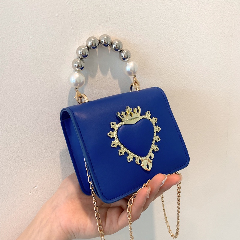 Túi Đeo JASMIN NOIR Chéo Da PU Phối Dây Xích Thời Trang