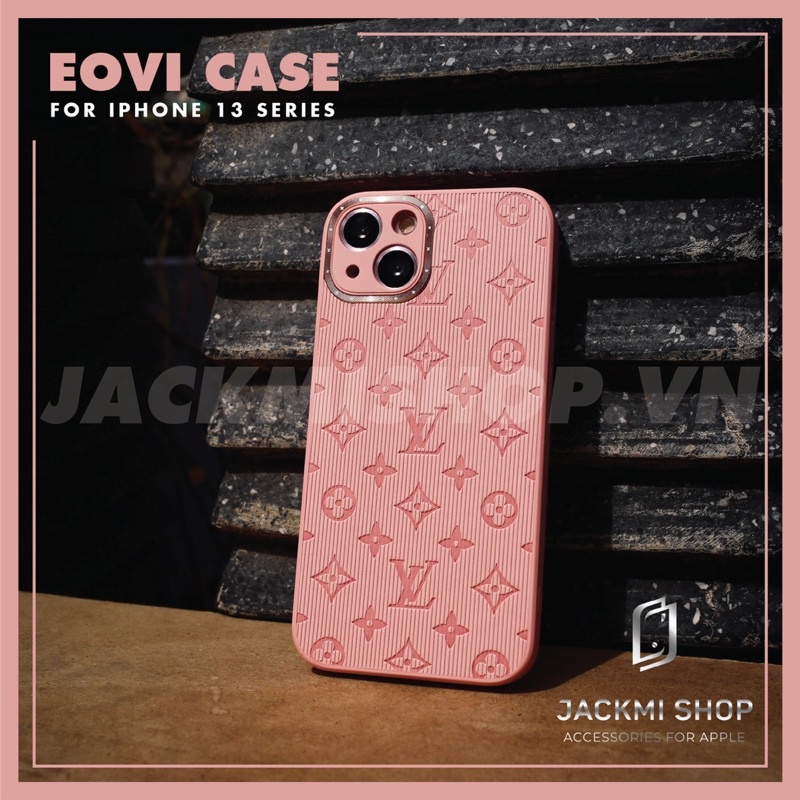 Ốp lưng L.V bảo vệ viền camera cho điện thoại ip X/XsMax/11/11Pro/11ProMax/12/12Pro/12ProMax/13/13Pro/13ProMax