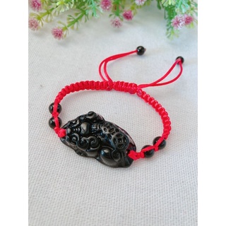 Vòng tay tỳ hưu dây đỏ