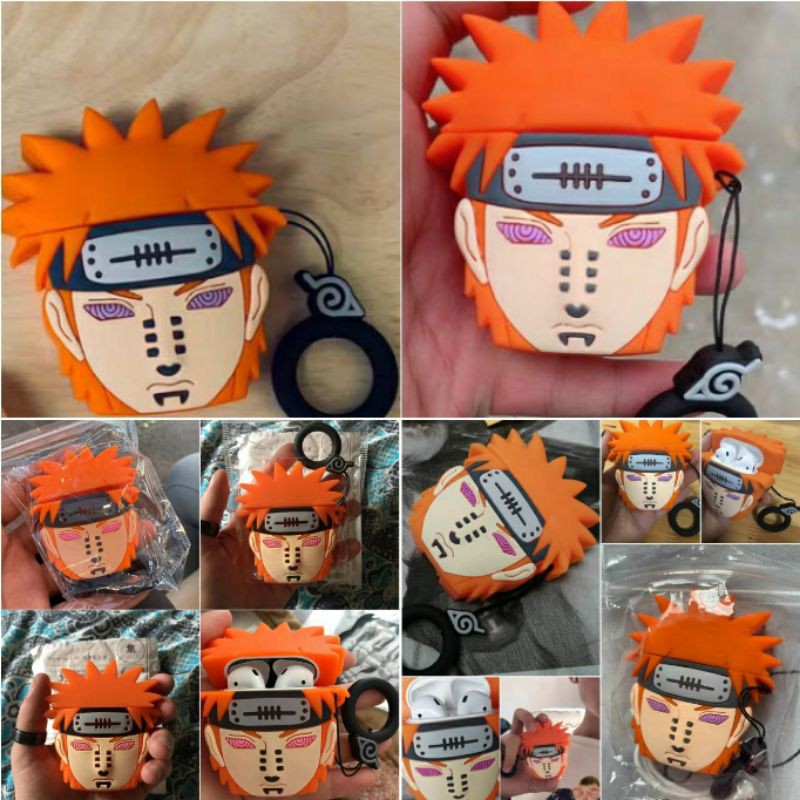 (Order 7 ngày) Case bảo vệ Airpods Pro/1/2/i9s/i11/i12 ninja naruto/ sasuke/ gaara