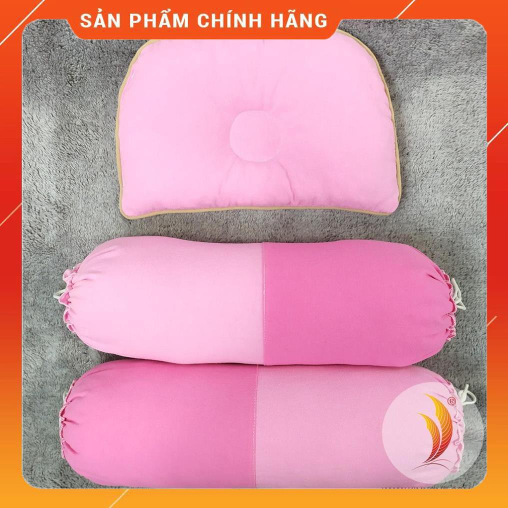 [Chính Hãng] Bộ nệm gối cho bé SơSinh thương hiệu Kim Home chất liệu vải cotton xốp chần gòn giá tốt