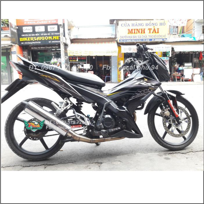 Tem Sonic đen nhám Rs Rời (V)