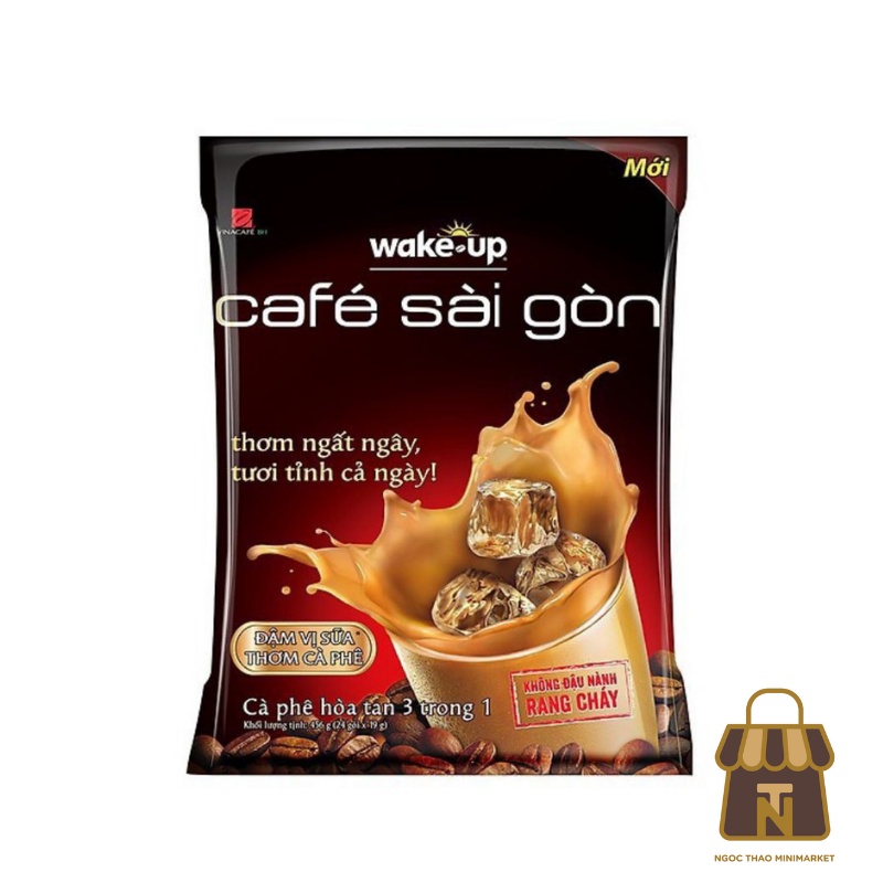 Cafe Wake Up Sài Gòn - Bịch 24 Góix19g