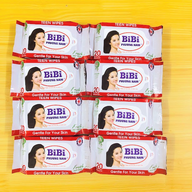 GIẤY ƯỚT BIBI PHƯƠNG NAM 20 TỜ GIÁ RẺ